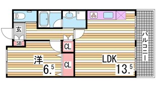 パークビュー明石の物件間取画像